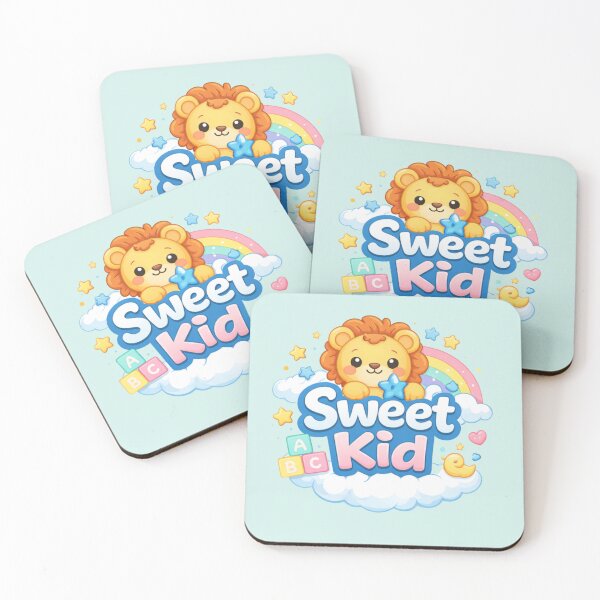 Item preview, Cute Baby Lion with ABC Blicks Kawaii Art designed and sold by ValeriValera.