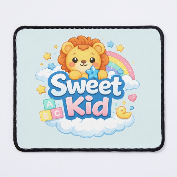 Item preview, Cute Baby Lion with ABC Blicks Kawaii Art designed and sold by ValeriValera.