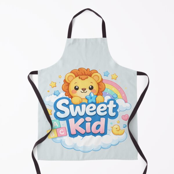 Item preview, Cute Baby Lion with ABC Blicks Kawaii Art designed and sold by ValeriValera.