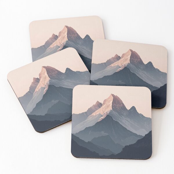 Item preview, Majestic Alpine Peak at Golden Hour Sunrise designed and sold by LakLuxe studio .