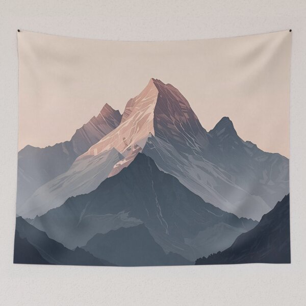 Item preview, Majestic Alpine Peak at Golden Hour Sunrise designed and sold by LakLuxe studio .