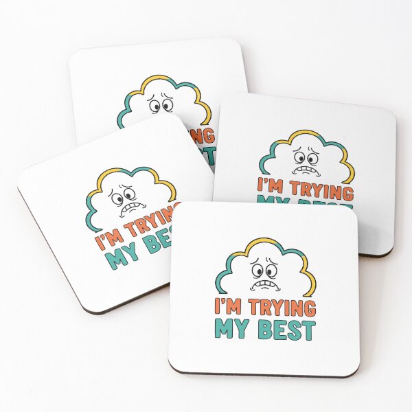 Item preview, Funny Retro Cartoon Mascot T-Shirt | Vintage Style Anxious Cute Character Graphic Tee Gift designed and sold by mantra2023.