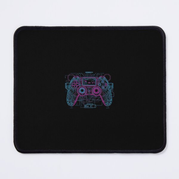 Item preview, Futuristic Neon Controller Blueprint - Tech Gaming Aesthetic designed and sold by 1Celestdesign.