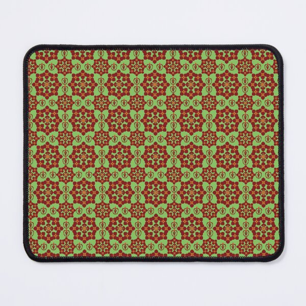 Item preview, Green Red Orange Thai Geometric Pattern designed and sold by OIL Pattern Design .