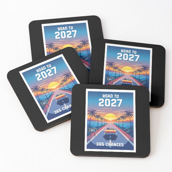 Item preview, Road to 2027 - Retro Sunset Road Trip California designed and sold by ProjetF.