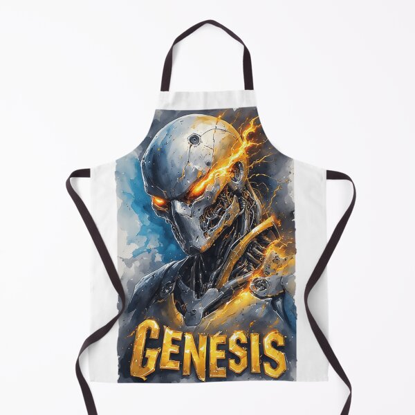 Item preview, Cybernetic Humanoid with Fiery Internal Energy designed and sold by newvisionart191.