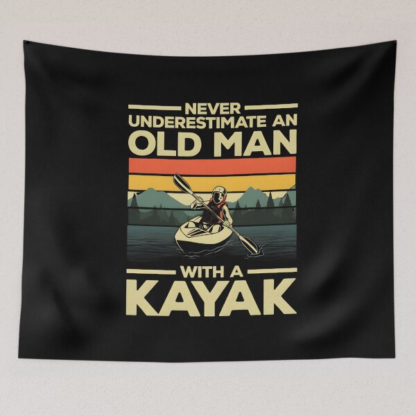 Item preview, Never Underestimate A Kayaker designed and sold by Nocturnal-Vines.