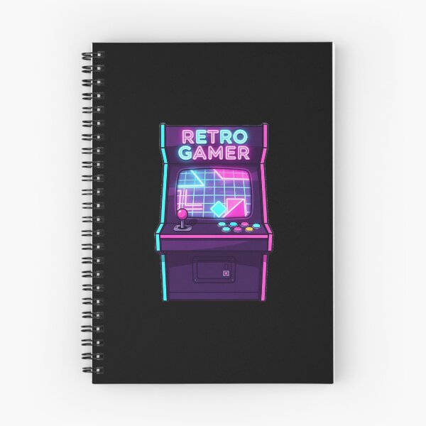 Item preview, Retro Gamer Arcade Terminal - Neon Synthwave Style designed and sold by 1Celestdesign.