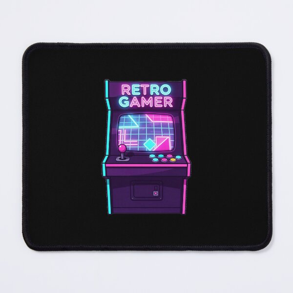 Item preview, Retro Gamer Arcade Terminal - Neon Synthwave Style designed and sold by 1Celestdesign.