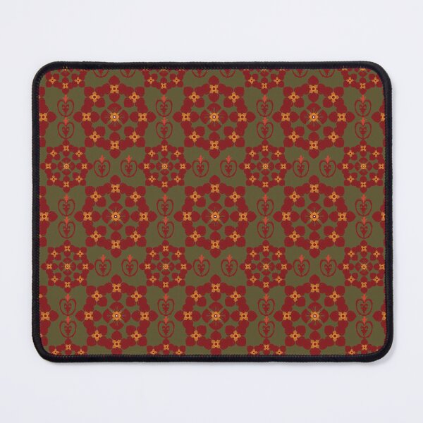 Item preview, Earthy Red Green Thai Pattern designed and sold by OIL Pattern Design .