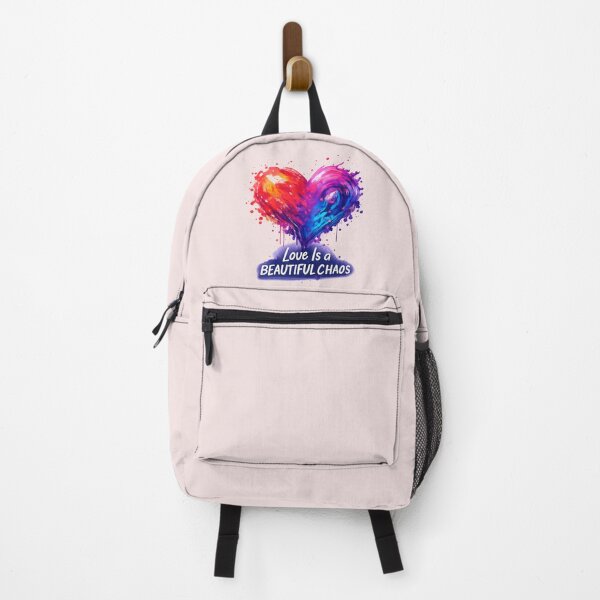 Item preview, Love Is a Beautiful Chaos - Abstract Watercolor Heart designed and sold by ValeriValera.