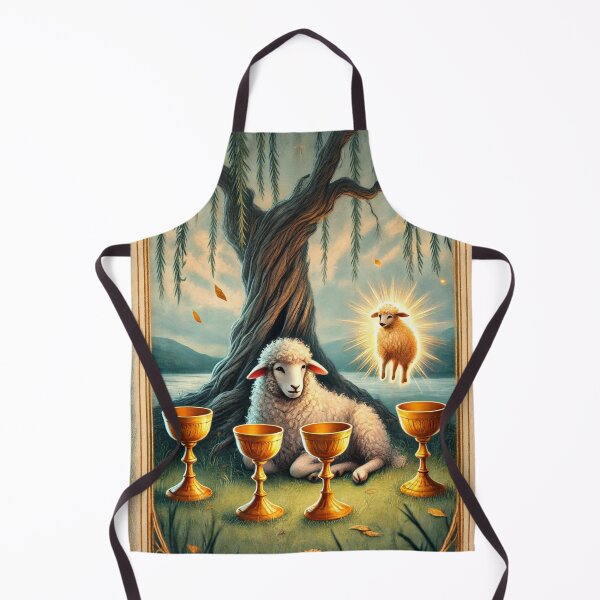 Item preview, Sheepism – Four of Cups Tarot Card designed and sold by Thpoar.