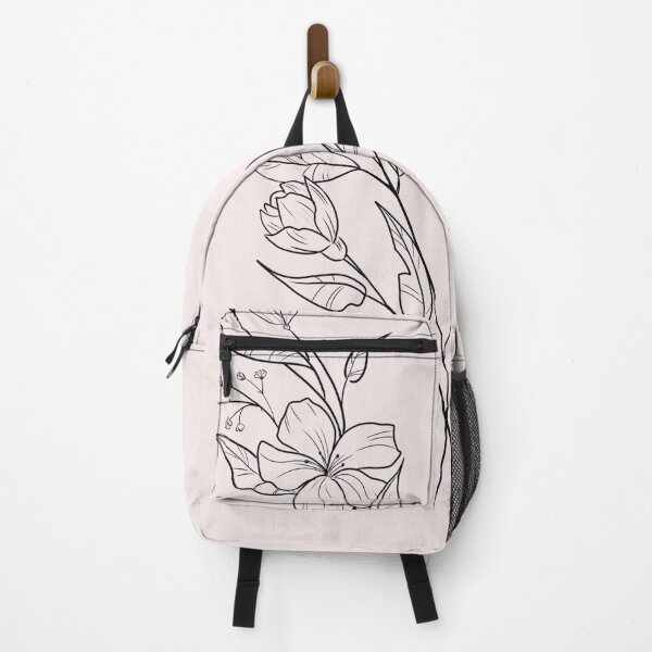 Item preview, Wild flower Bouquet lineart Drawing Sketch tatoo gifts for plant lovers designed and sold by HeavenStyleArt.