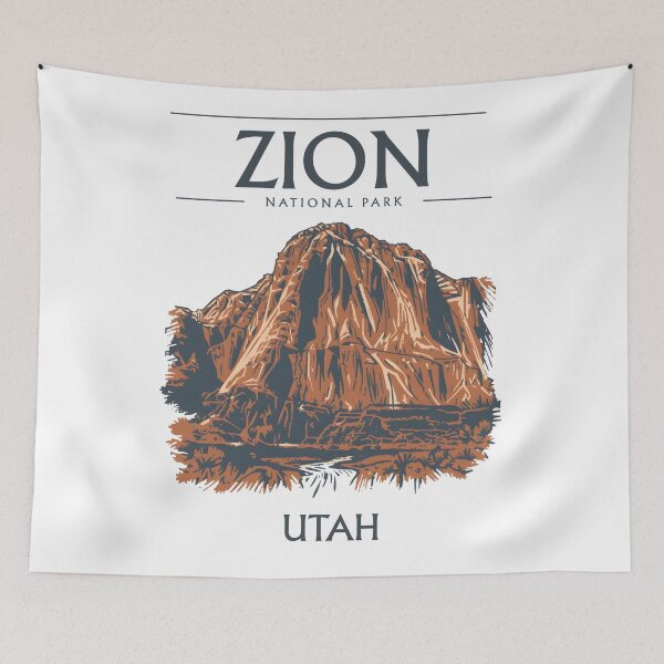 Item preview, Zion National Park - Utah  designed and sold by GoodOldVintage.