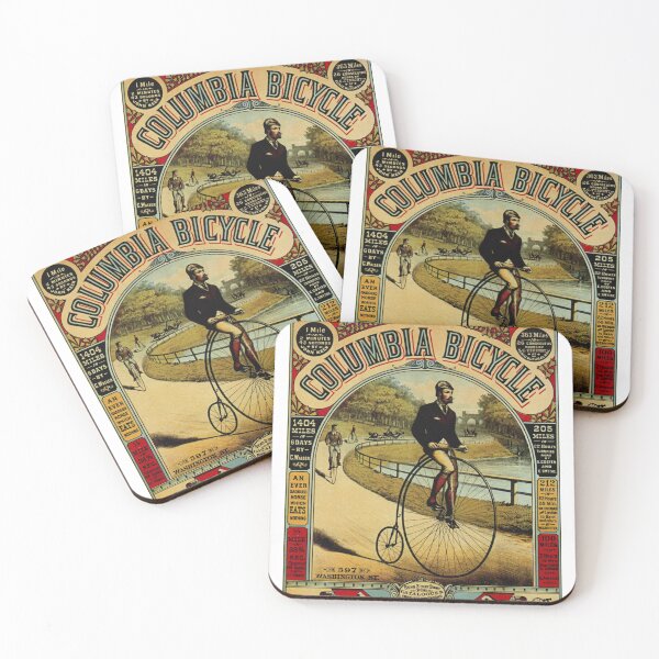 Item preview, Columbia Bicycle Company High Wheel vintage ad designed and sold by BlueLineLAX.