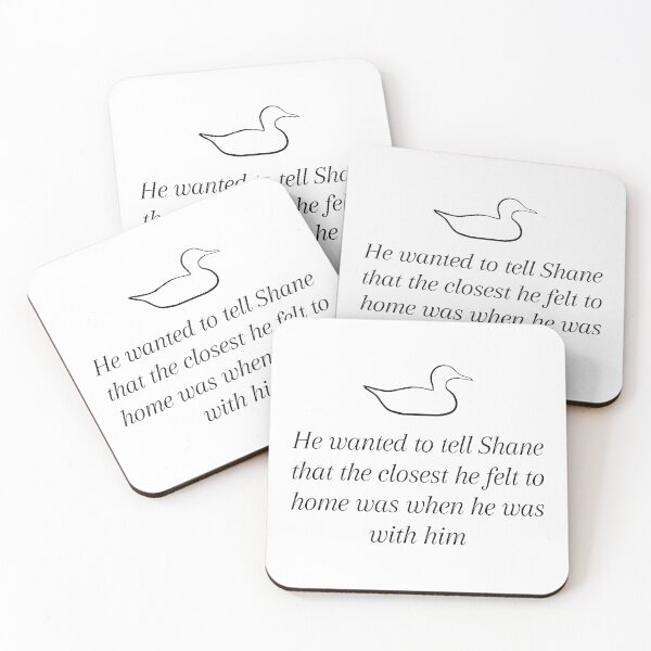 Item preview, Heated Rivalry Rachel Reid Shane Ilya Book Quote (Original) designed and sold by claybro.
