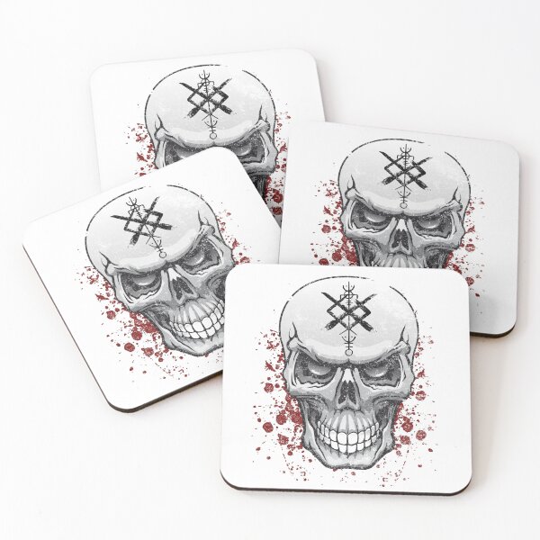Item preview, Viking Battle Skull designed and sold by Rich Summers Art.