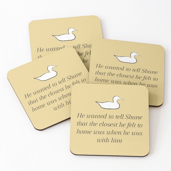 Item preview, Heated Rivalry Rachel Reid Shane Ilya Book Quote (HR Logo Yellow) designed and sold by claybro.