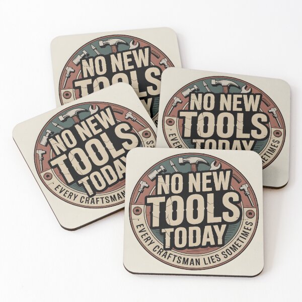 Item preview, No New Tools Today Retro Workshop Humor T-Shirt designed and sold by Viktorio Art Shop.