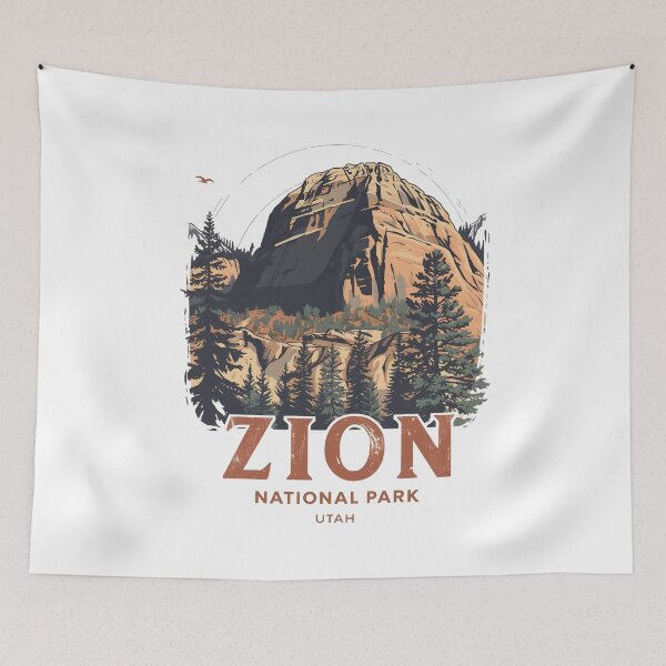 Item preview, Zion National Park - Utah  designed and sold by GoodOldVintage.