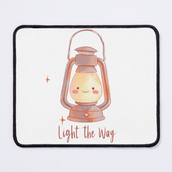 Item preview, Cute Candle Lantern “Light the Way” Illustration designed and sold by Moodune.