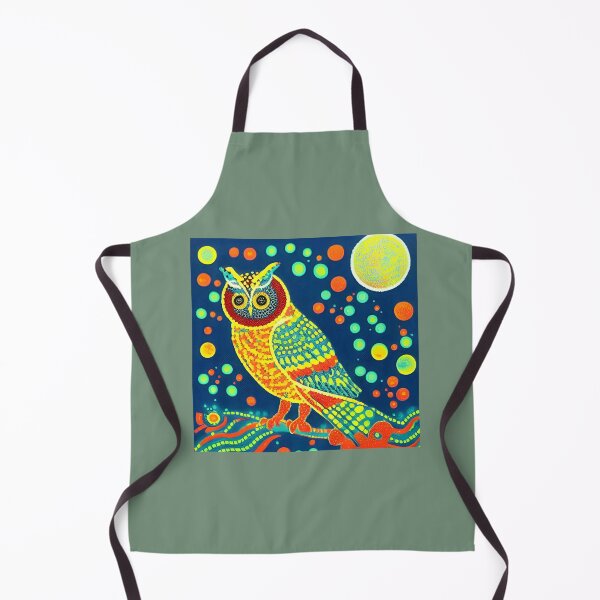 Artikelvorschau, Australische Aborigines inspirierte Eulenpunktkunst entworfen und verkauft von HajoorART.