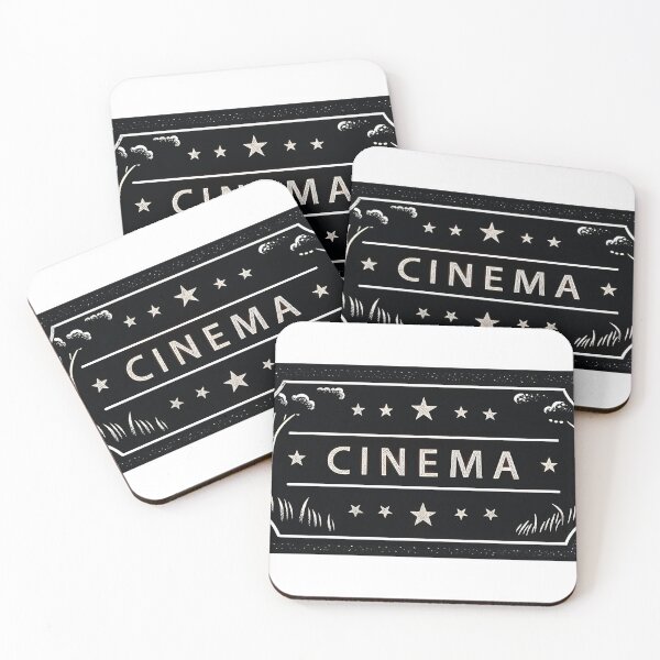 Item preview, Vintage cinema ticket graphic with stars, barcode lines, and flourishes designed and sold by Creative88Art.