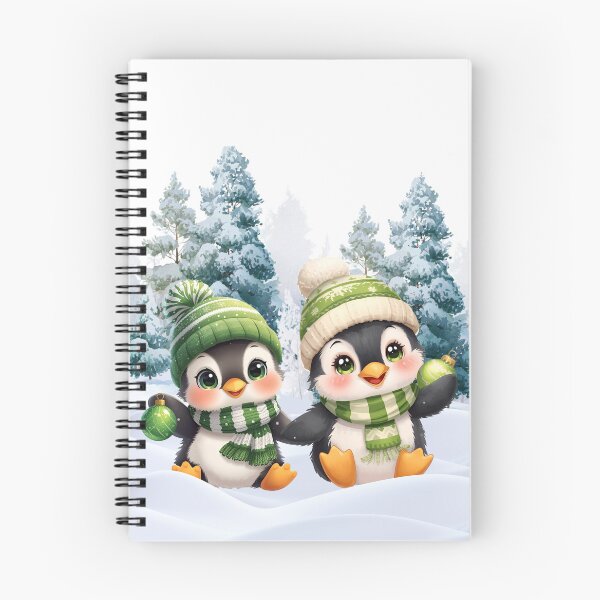 Item preview, Dulces pingüinos en invierno designed and sold by JokeAndStyle.