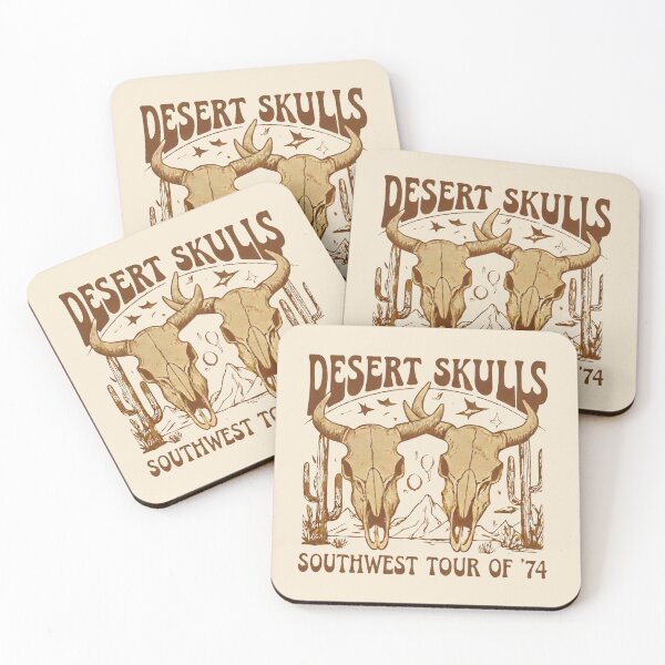 Item preview, Desert Skulls Southwest Tour '74 Vintage Graphic designed and sold by Rhythm Thru Art .