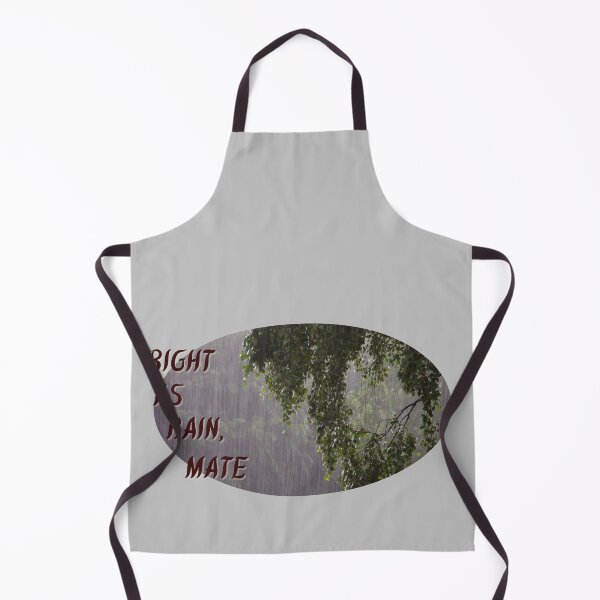 Item preview, "Right As Rain, Mate" Australian Twist of a British Idiom designed and sold by DizzyButterfly.