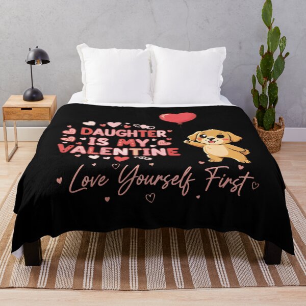 Item preview, Daughter is My Valentine Golden Retriever designed and sold by Silent Watch Threads..