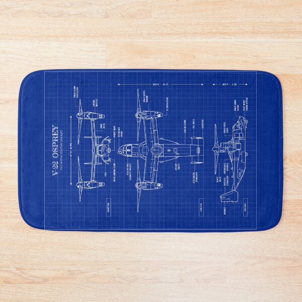 Item preview,  V-22 Osprey: Tilt-Rotor Military Aircraft (Blueprint - Vertical) designed and sold by BGALAXY.