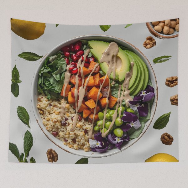 Item preview, Vibrant Plant-Based Power Bowl designed and sold by Bal Drops.