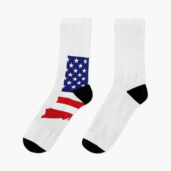 Item preview, Rhode Island Stars & Stripes State Silhouette – Distressed Americana designed and sold by Paper Drip.