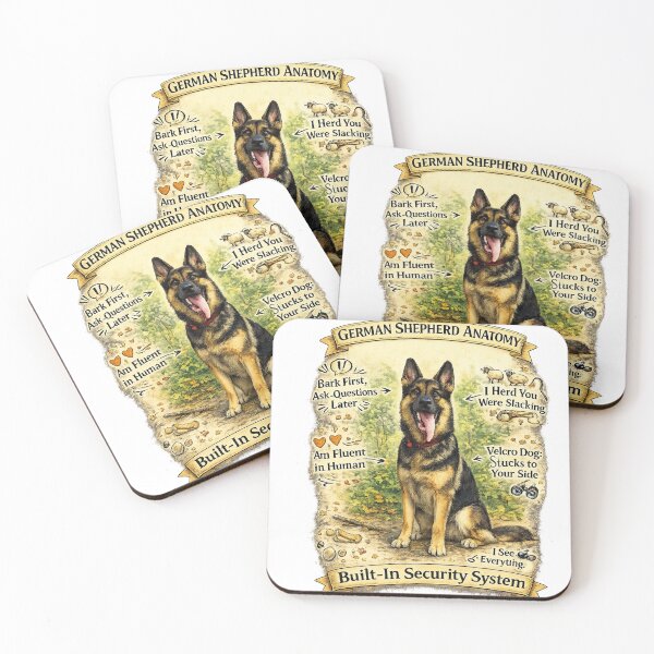 Item preview, German Shepherd Anatomy: Built-In Security System designed and sold by The Good Boy Collective.