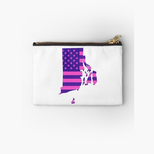 Item preview, Rhode Island Pop Pink State Flag – Modern Fun Colors designed and sold by Paper Drip.