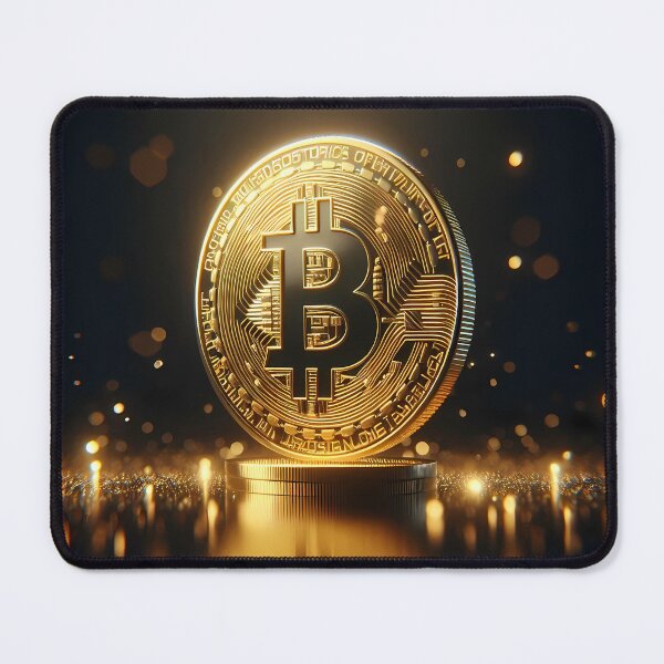 Item preview, Golden 3D Bitcoin - Luxury Crypto Art designed and sold by Lukeeeses.