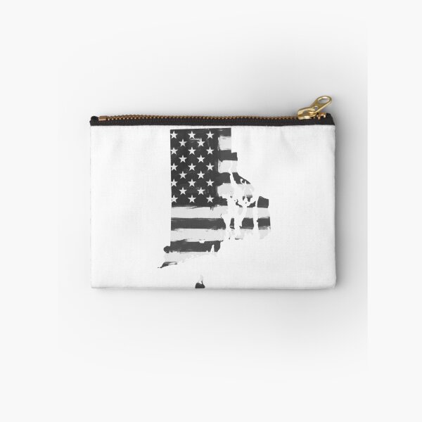 Item preview, Rhode Island State Stars & Stripes Silhouette – Black and White designed and sold by Paper Drip.