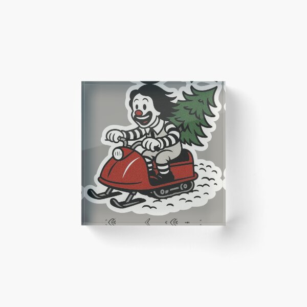 Item preview, CLOWNING AROUND CHRISTMAS: RED-NOSE RAMPAGE IN THE SNOWMOBILE APOCALYPSE designed and sold by Print Fiction.