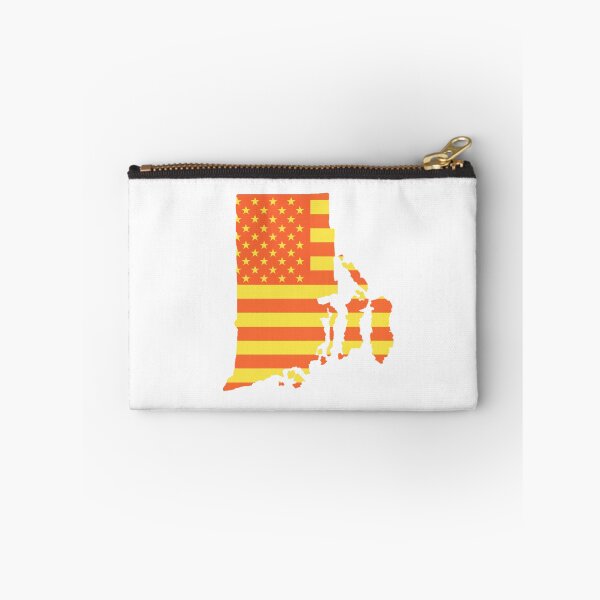 Item preview, Rhode Island USA Flag Silhouette – Stars and Stripes State Outline designed and sold by Paper Drip.