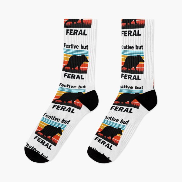 Item preview, Festive but feral designed and sold by LuloCreative.