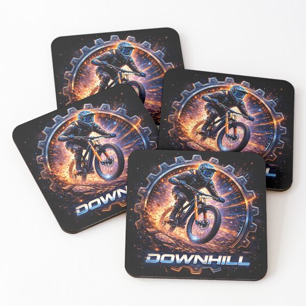 Item preview, DOWNHILL – T-SHIRT ART PROMPT designed and sold by Fextreme.