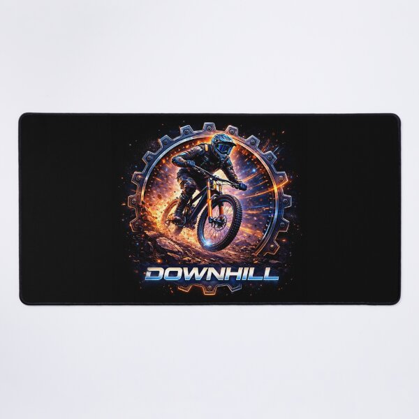 Item preview, DOWNHILL – T-SHIRT ART PROMPT designed and sold by Fextreme.