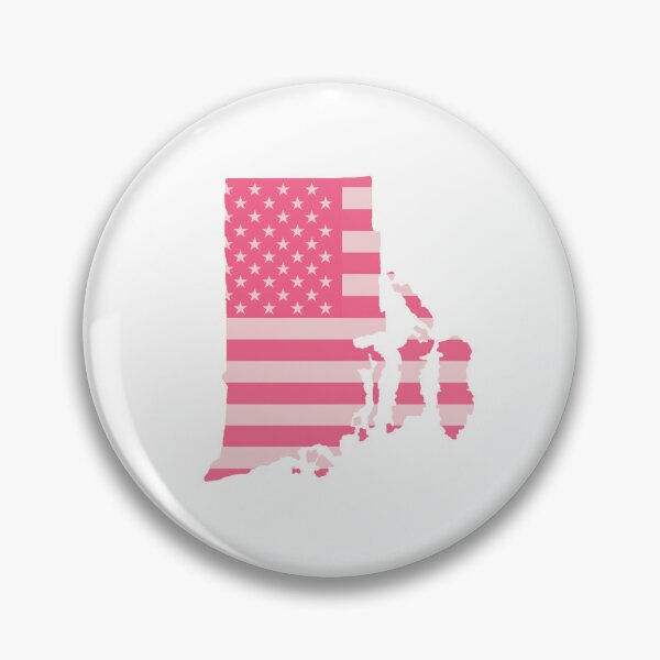 Item preview, Rhode Island USA Flag Silhouette – Stars and Stripes State Outline designed and sold by Paper Drip.