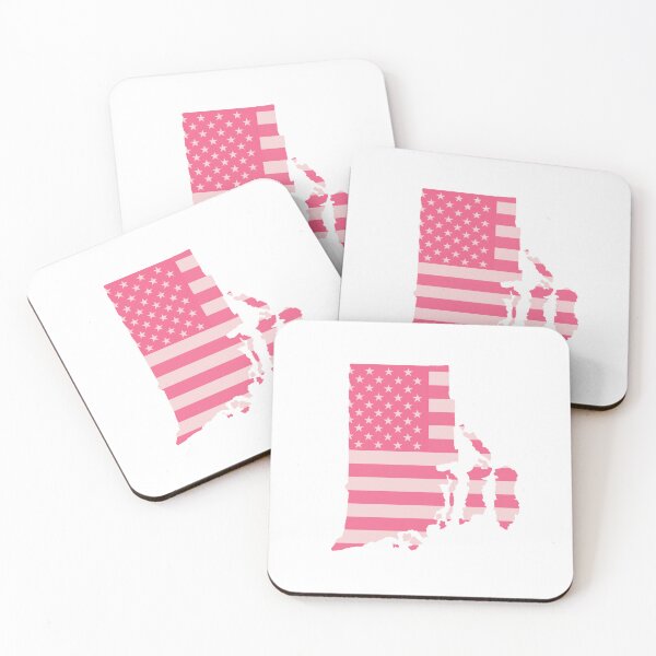 Item preview, Rhode Island USA Flag Silhouette – Stars and Stripes State Outline designed and sold by Paper Drip.