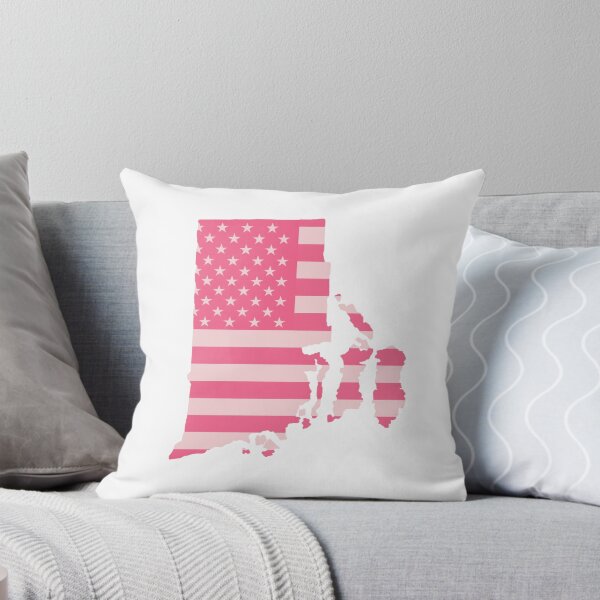 Item preview, Rhode Island USA Flag Silhouette – Stars and Stripes State Outline designed and sold by Paper Drip.