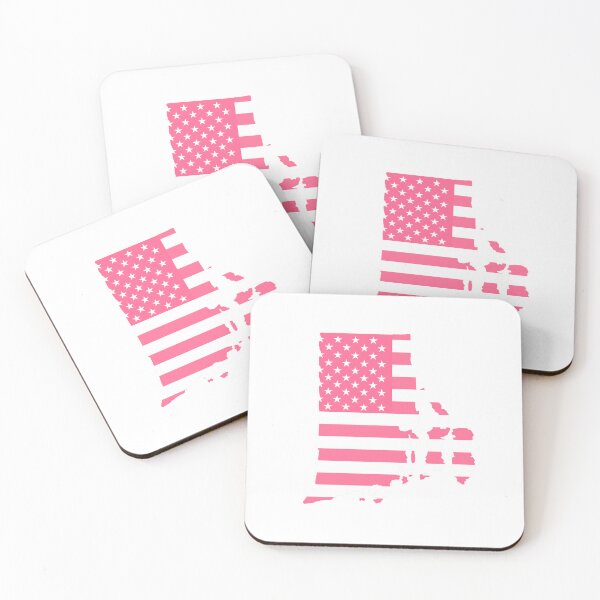 Item preview, Rhode Island USA Flag Silhouette – Stars and Stripes State Outline designed and sold by Paper Drip.