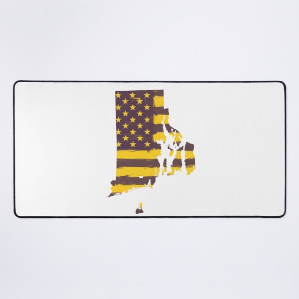Item preview, Rhode Island USA Flag Silhouette – Stars and Stripes State Outline designed and sold by Paper Drip.