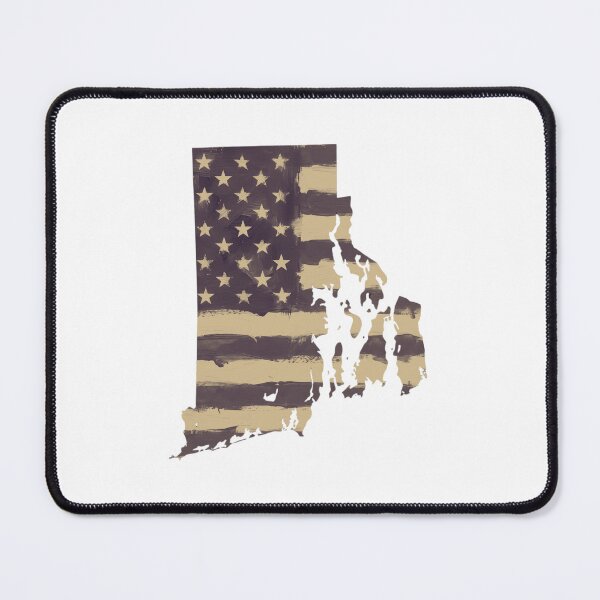 Item preview, Rhode Island State Vintage Stars & Stripes – Brown and Gold designed and sold by Paper Drip.