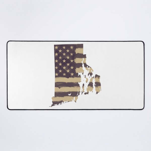 Item preview, Rhode Island State Vintage Stars & Stripes – Brown and Gold designed and sold by Paper Drip.